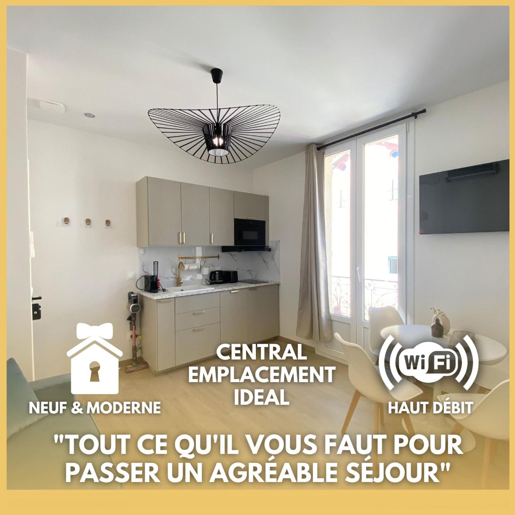 Appartement Moderne Climatise Monaco Vue Mer Cap-d'Ail Extérieur photo